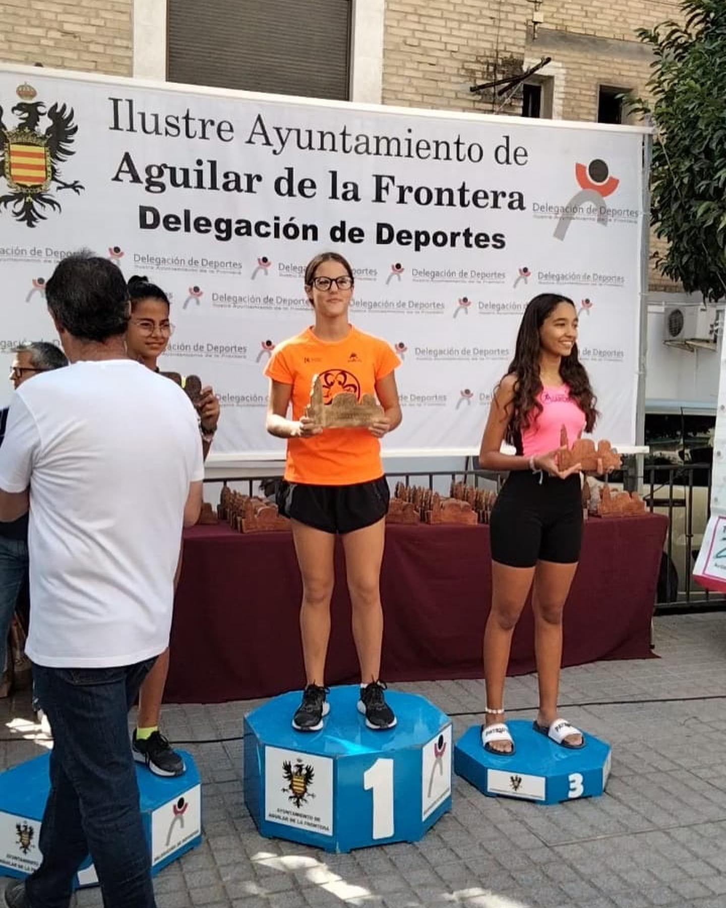 Podium en Aguilar de la Frontera