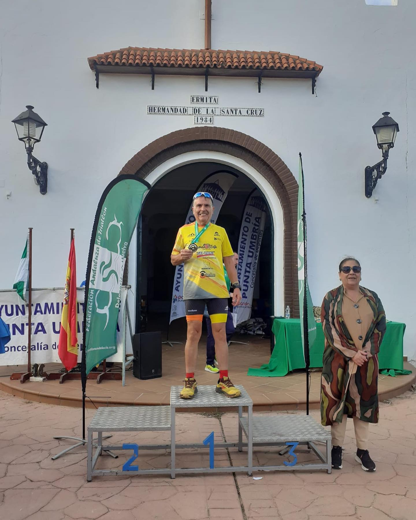 Nuestro incombustible José Chicano en el Portil