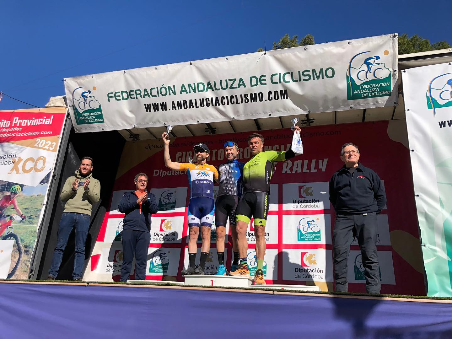 Podium en el VI rally BTT ciudad de Aguilar