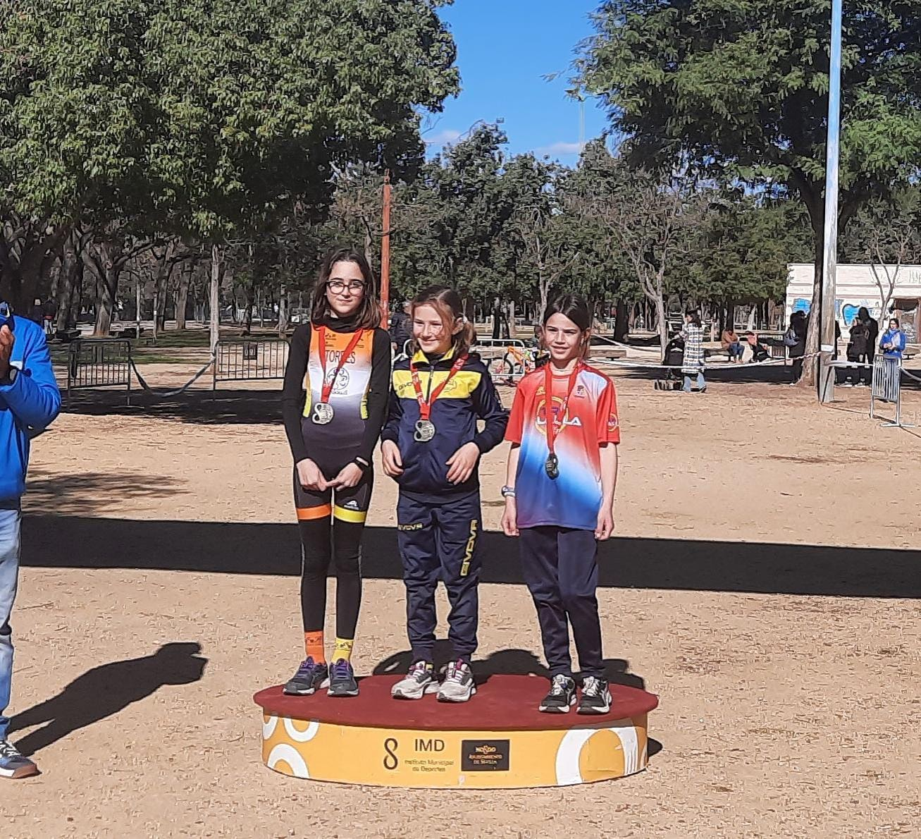 Duatlón cross de menores parque Miraflores