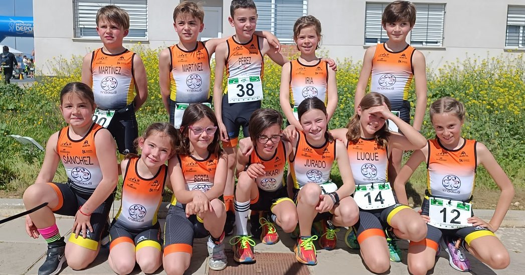 Amplia participación de Trisalus en el duatlón de menores de Cabra