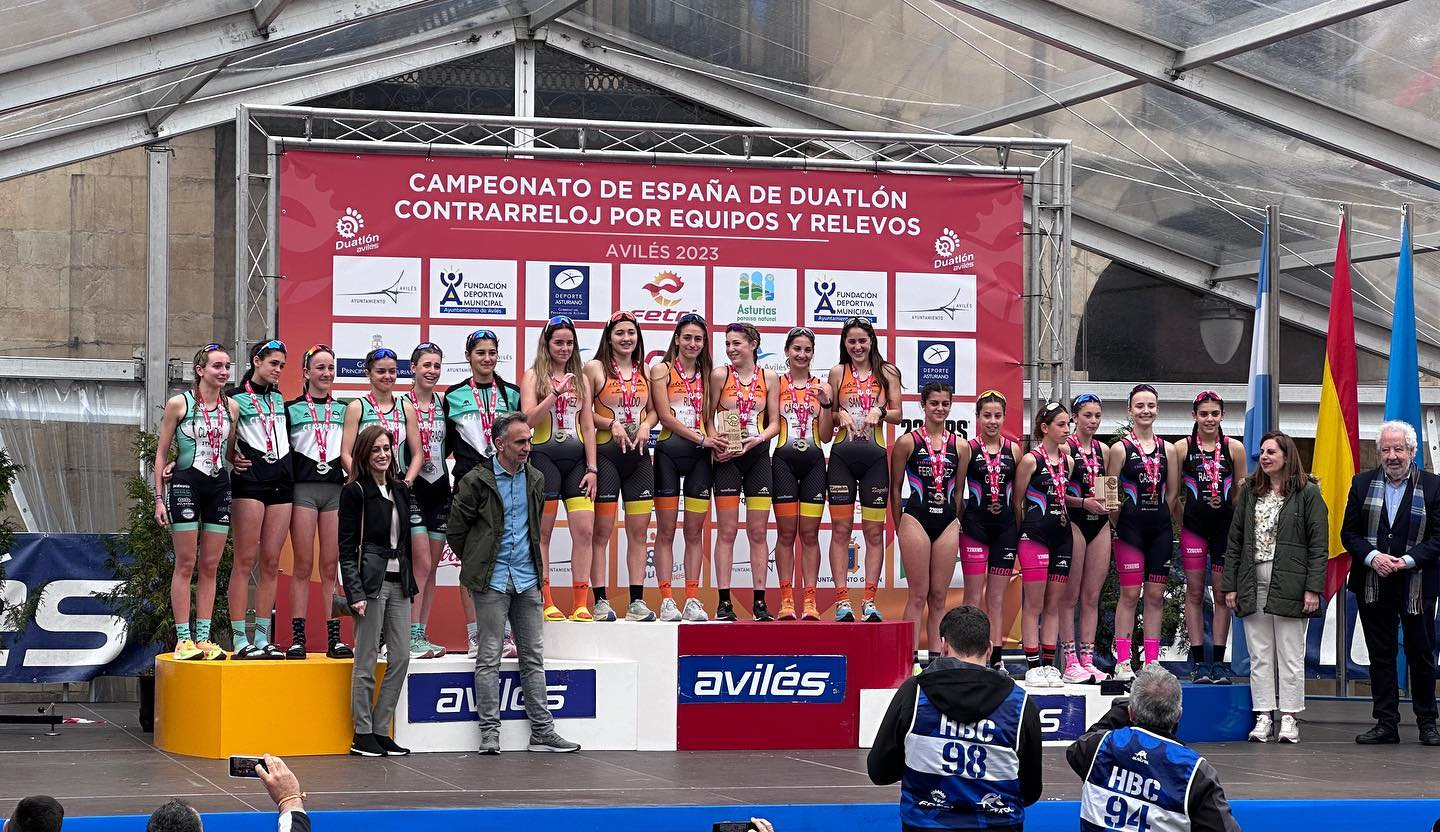 Campeonas de España de Duatlón Contrarreloj por equipos