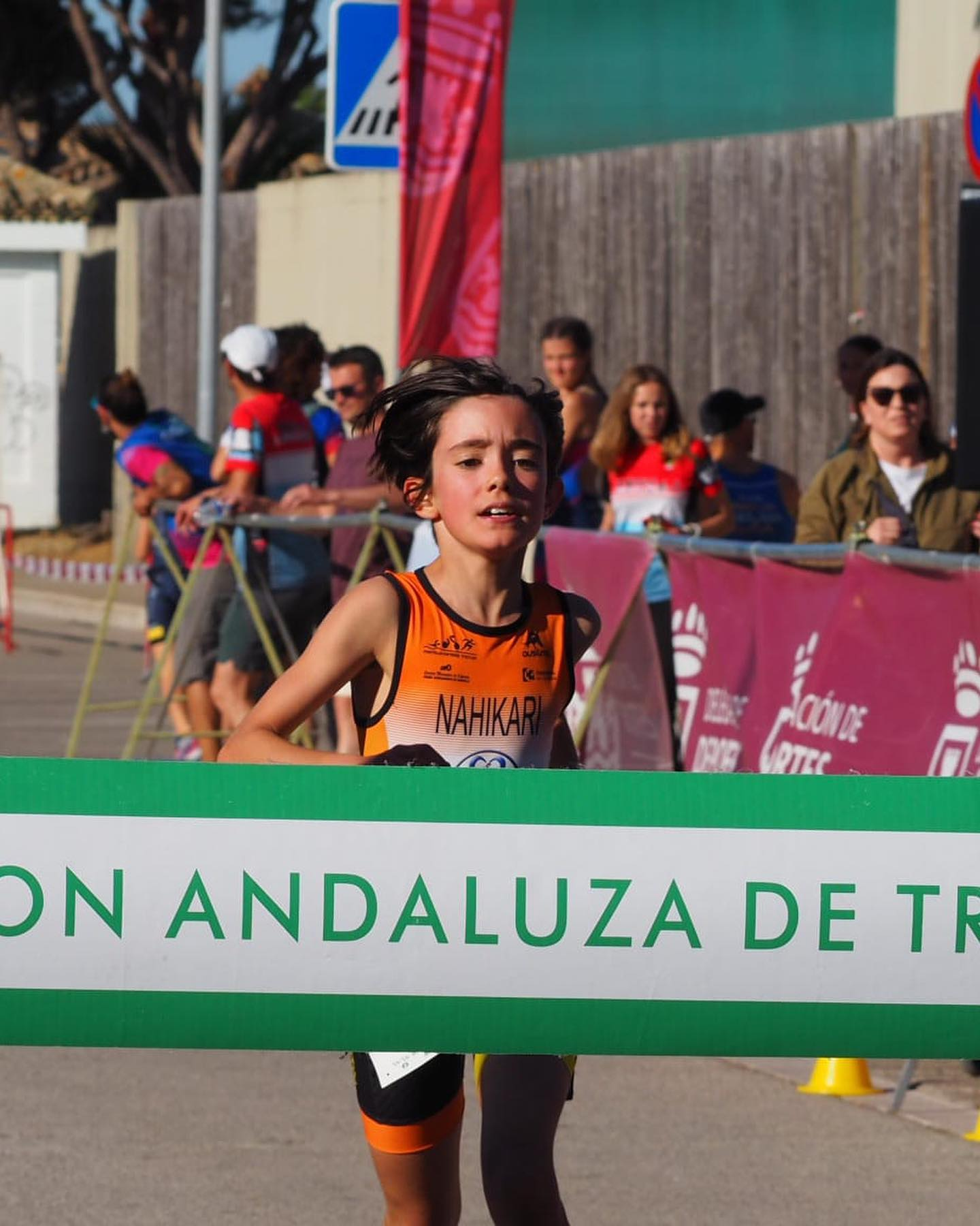 Nahikari Blanco campeona de andalucía alevín de duatlón