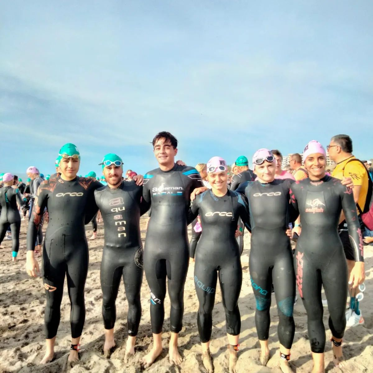 Pleno de podiums en el triatlón de Torremolinos