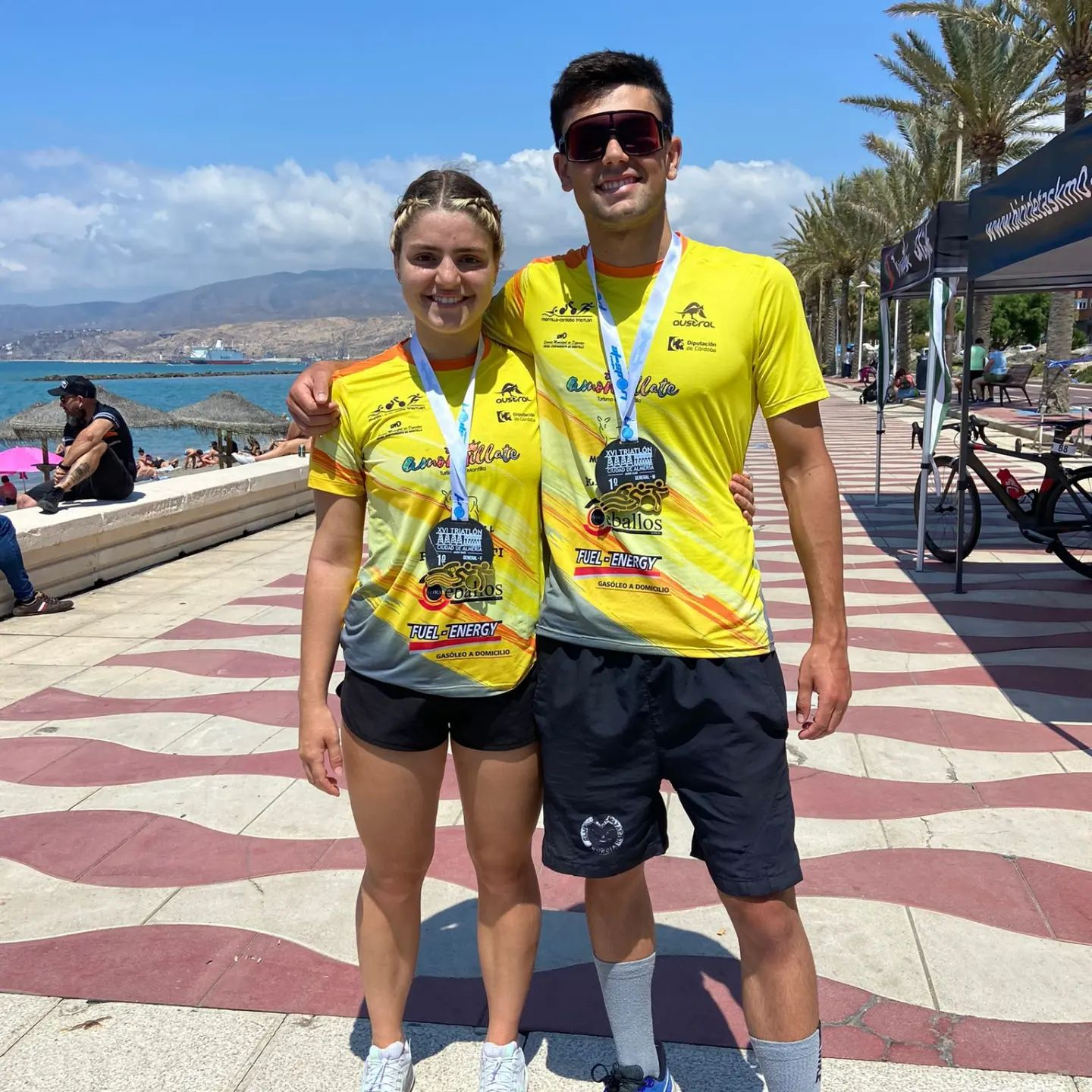 Juan Pedro y Marta Román primeros en Almería