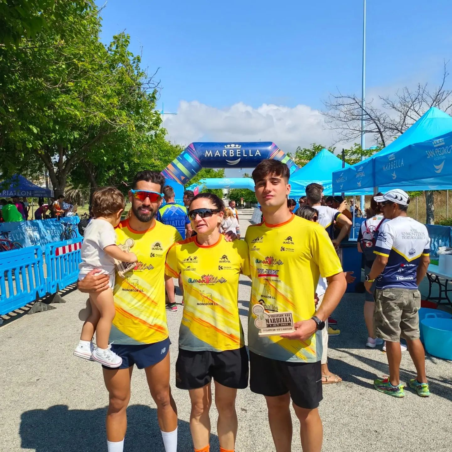 Gran actuación en el triatlón de Marbella