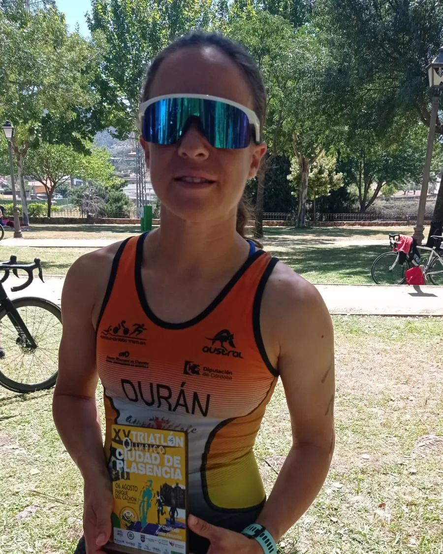 Lidia Durán 3ª en el campeonato de Extremadura de triatlón
