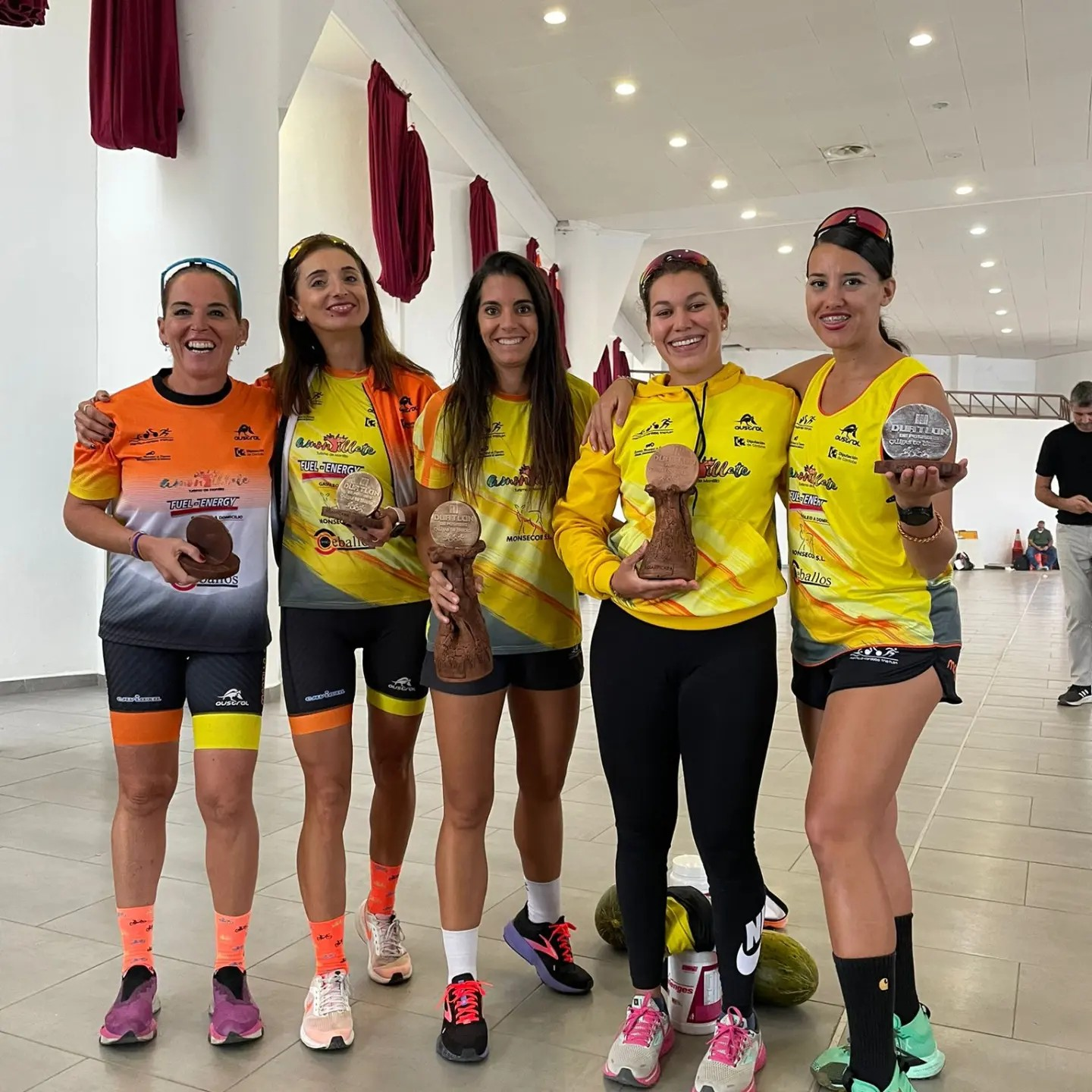 Nuestras chicas primeras en el III Duatlón Califas de Hierro