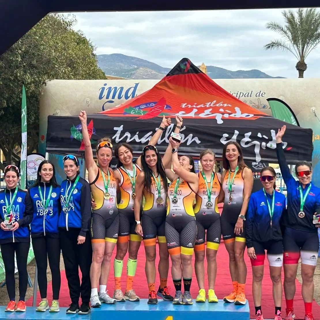 Nuestro equipo femenino campeonas de andalucía de duatlón contrareloj