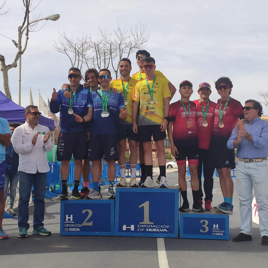 Campeonato de Andalucía de duatlón en Punta Umbría