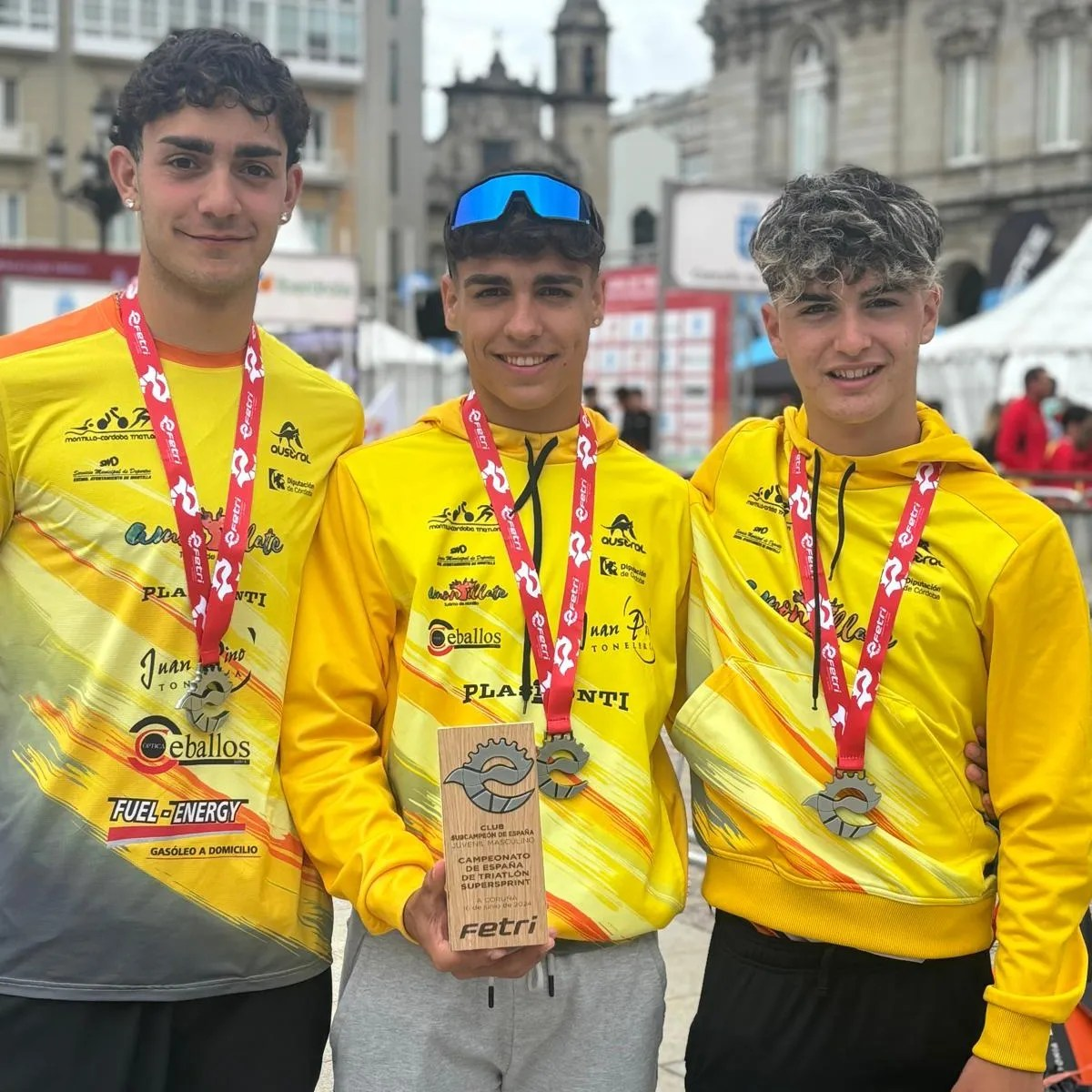 El equipo juvenil subcampeón de españa en A Coruña