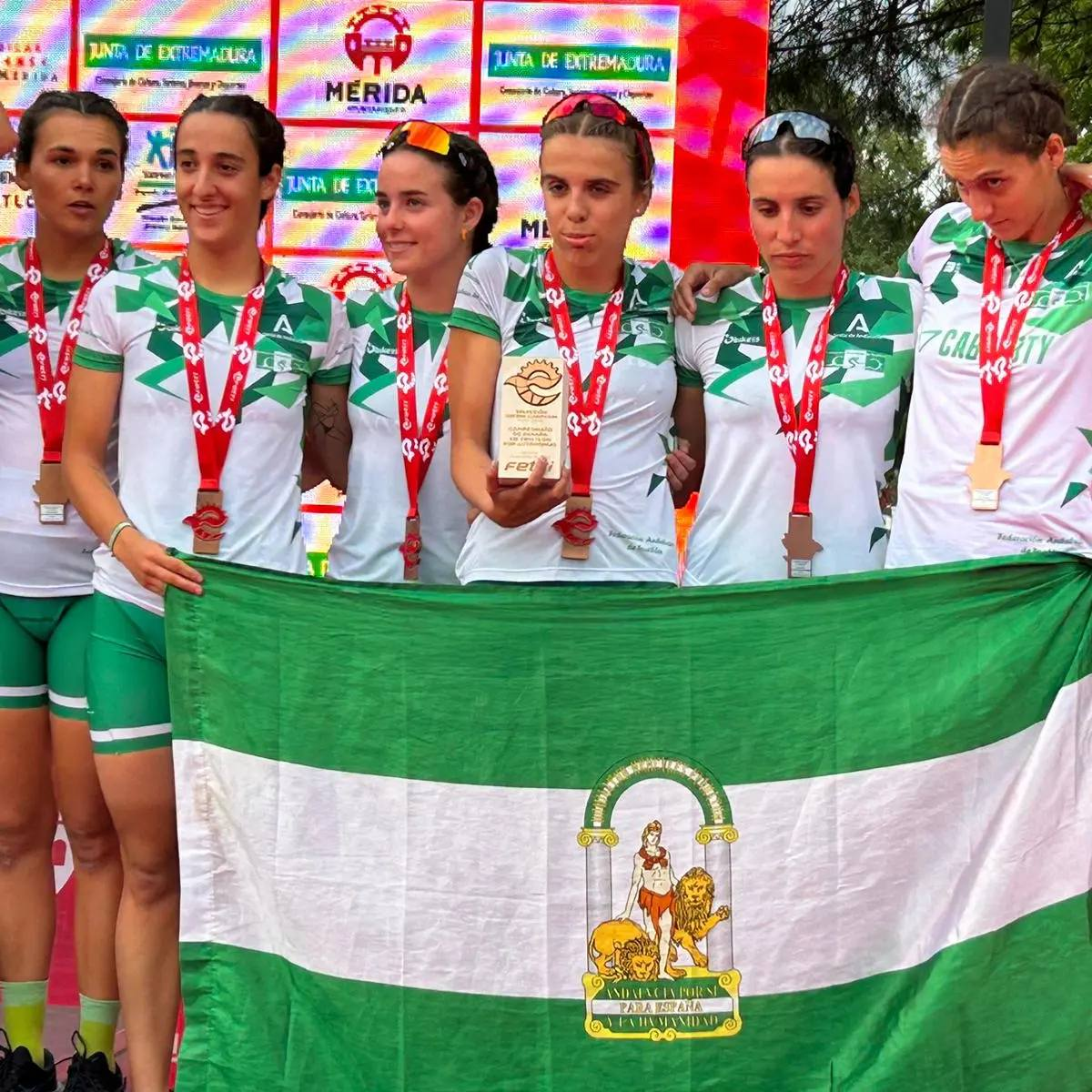 Gran actuación en el campeonato de España de triatlón por comunidades