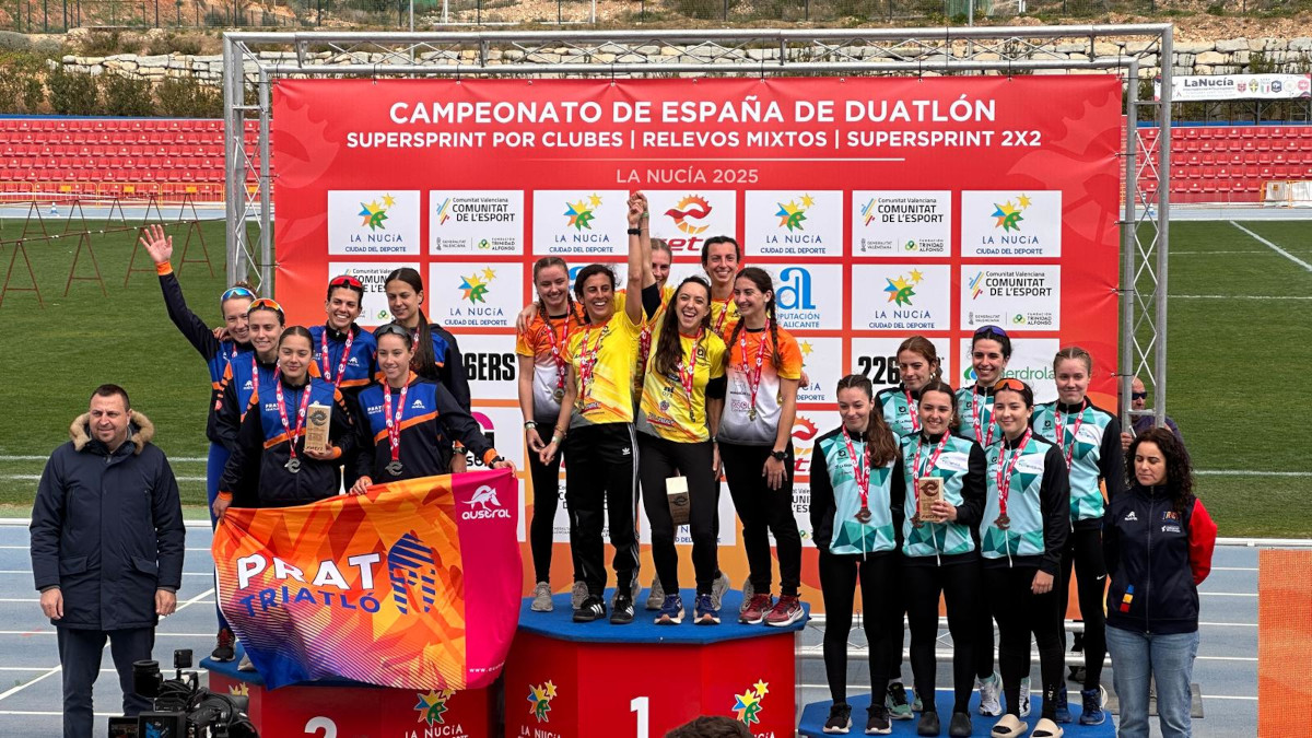 Primer puesto para nuestras féminas en la 2º división de la liga de duatlón