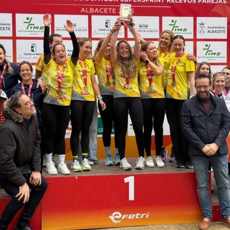 Campeonas de España de liga de duatlón en segunda división