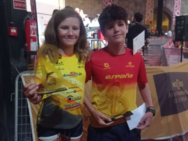 Entrega de premios del circuito de duatlón cros de la IMD de Sevilla