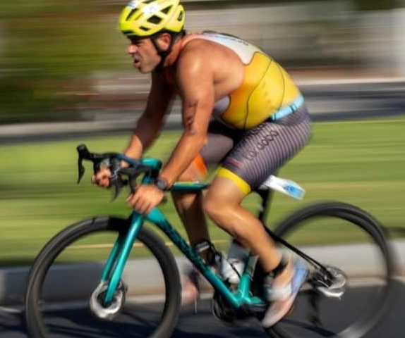 JuanMa Lagares en el Triatlón olímpico de Huelva