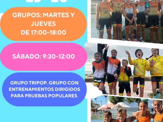 La escuela de triatlón Trisalus abre inscripciones para la temporada 25/26